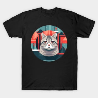 American Shorthair Cat Xmas Ornament T-Shirt